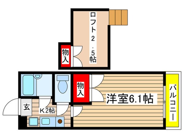 プレミ－ル　カサブランカの物件間取画像